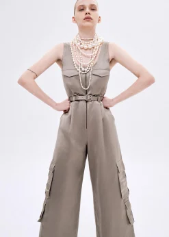 Satin Jumpsuit^self-portrait Fashion