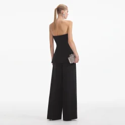 Bandeau Crepe Jumpsuit^self-portrait Clearance