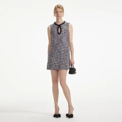 Boucle Embellished Mini Dress^self-portrait Store