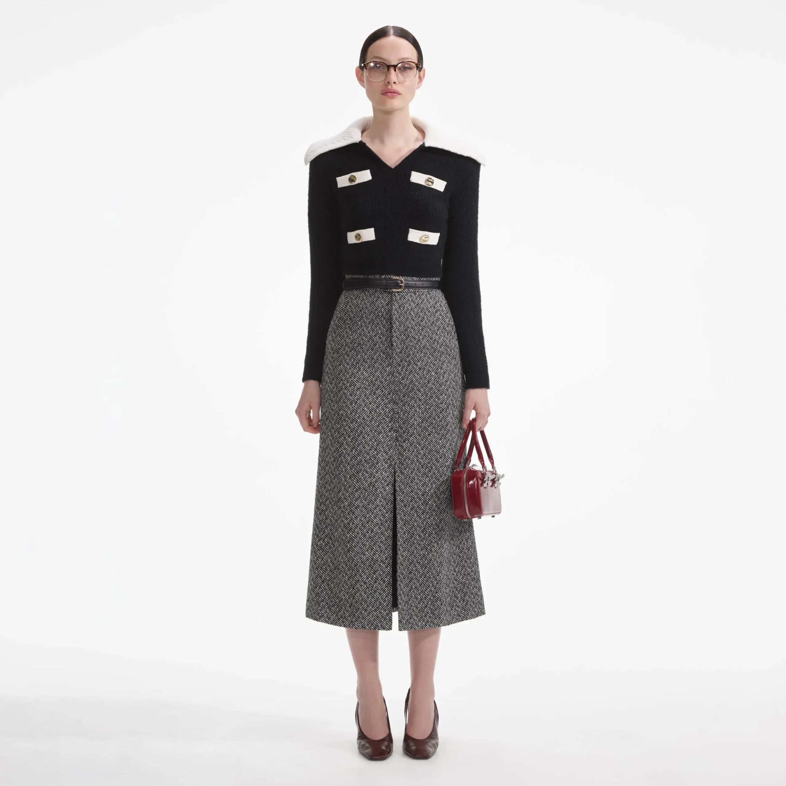 Cashmere Blend Jumper^self-portrait Cheap
