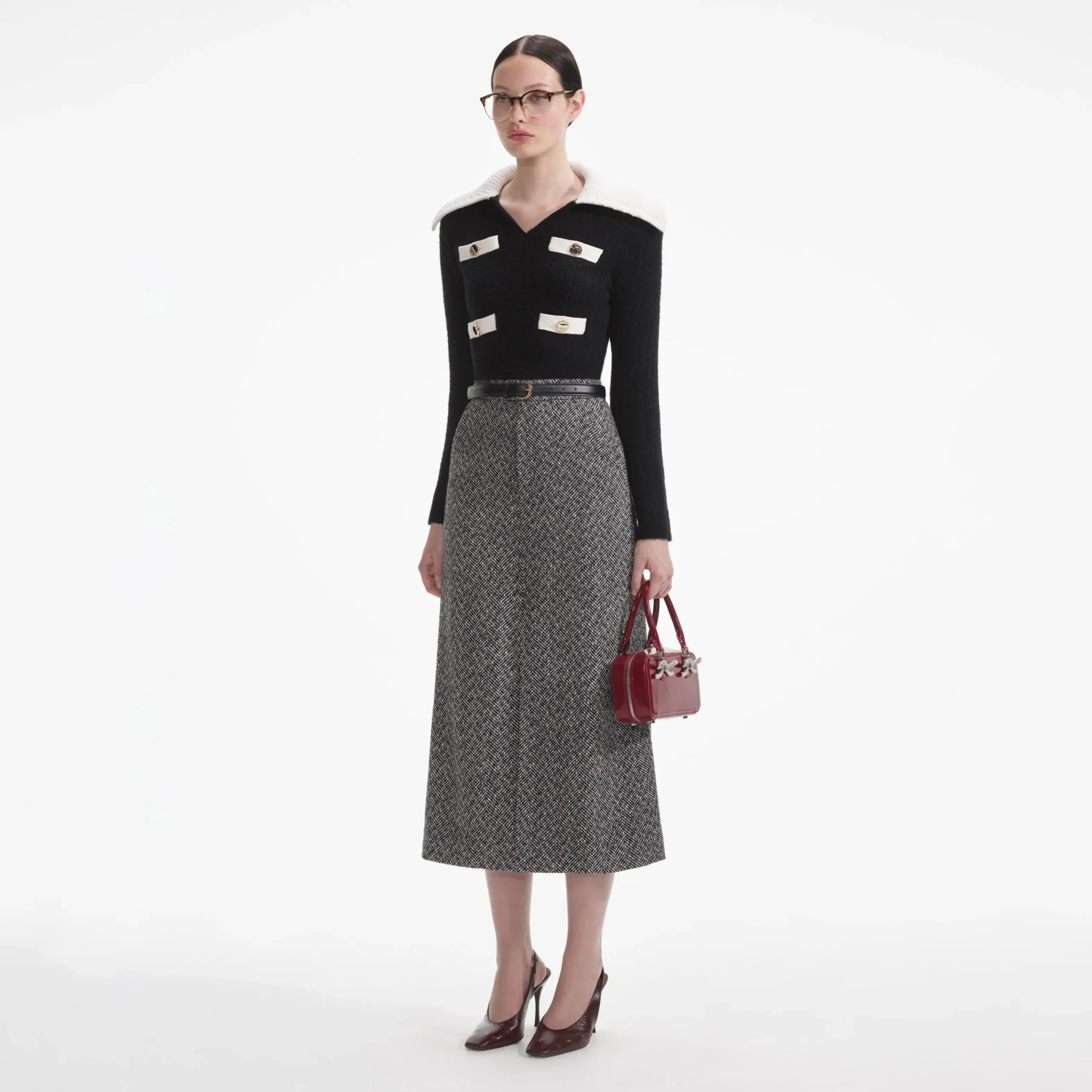 Cashmere Blend Jumper^self-portrait Cheap