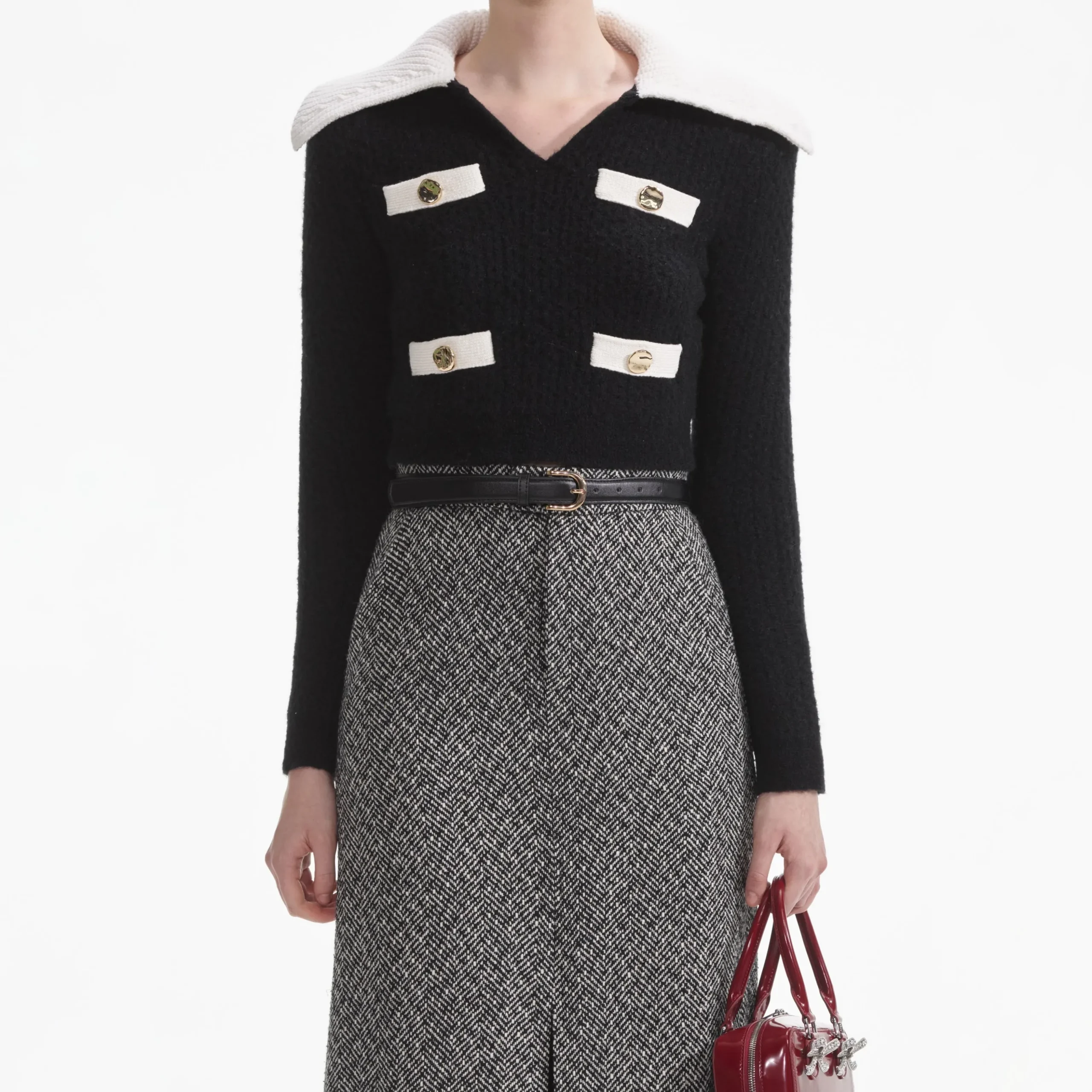 Cashmere Blend Jumper^self-portrait Cheap