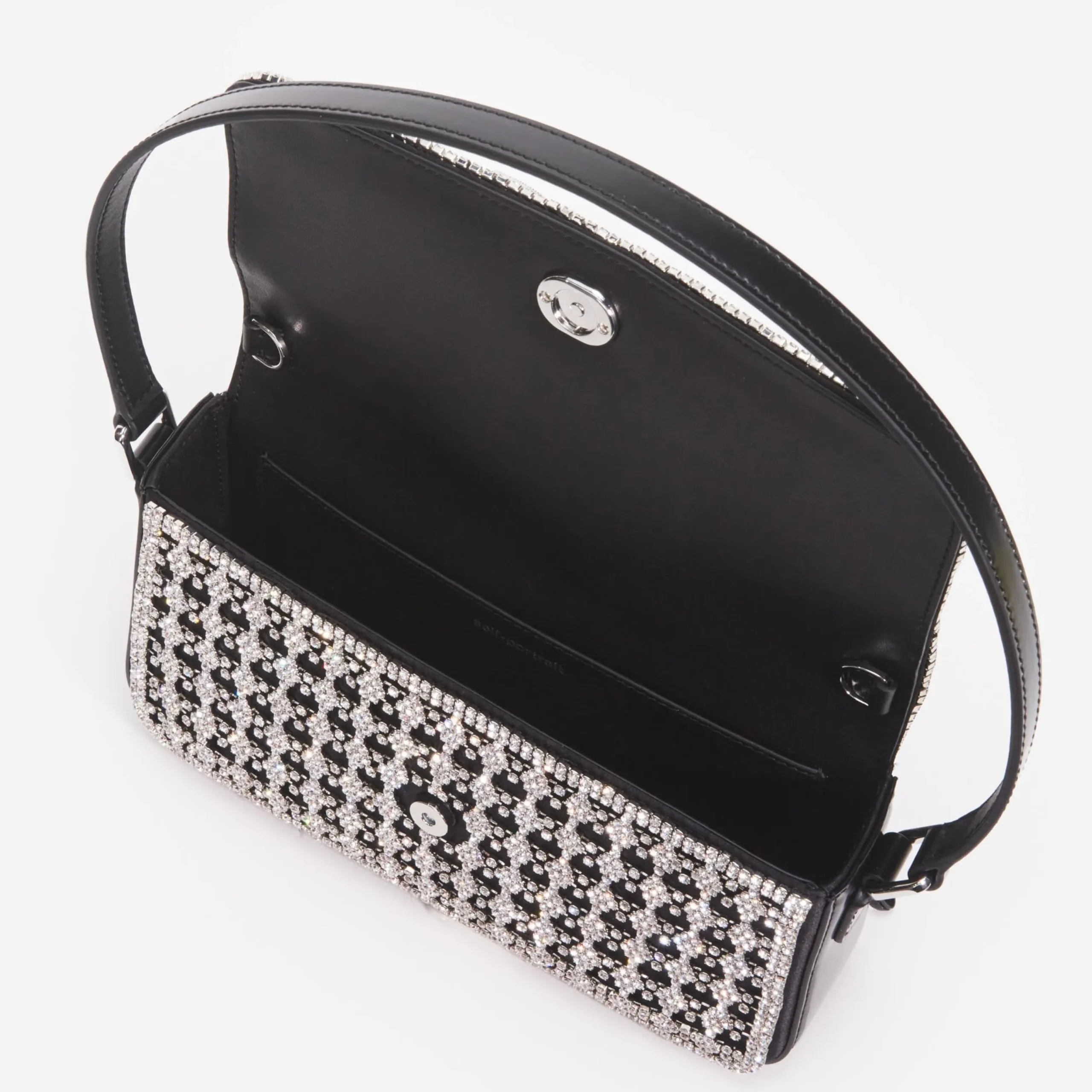 Crystal Baguette Bag^self-portrait Cheap