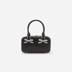 Distressed Leather Mini Tote Bag^self-portrait Clearance