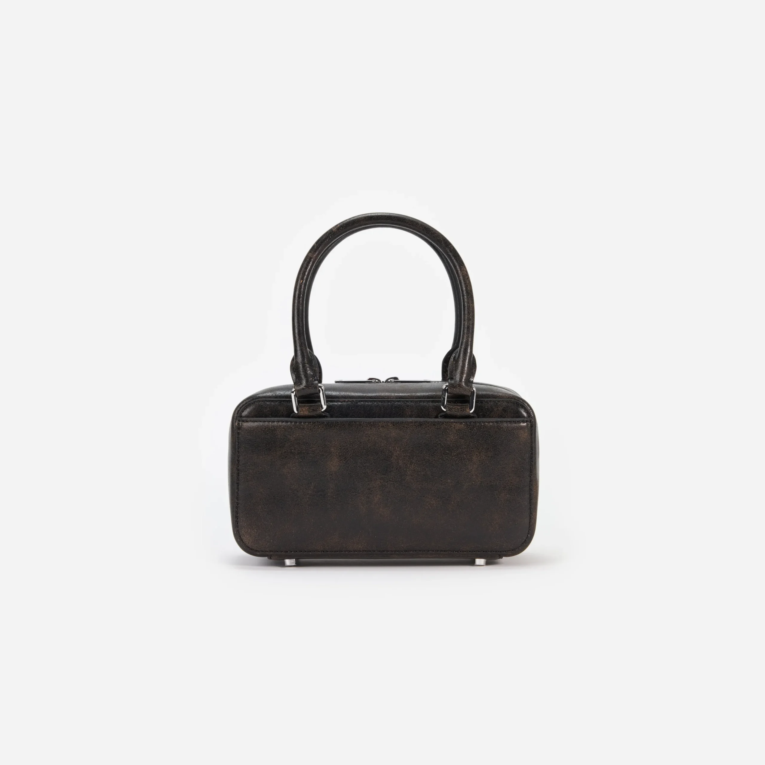 Distressed Leather Mini Tote Bag^self-portrait Clearance