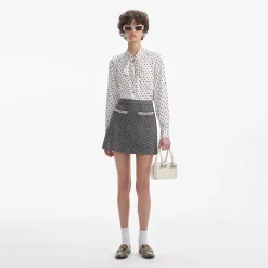 Herringbone Mini Skirt^self-portrait Flash Sale