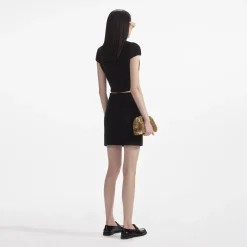 Jewel Button Knit Mini Skirt^self-portrait Flash Sale