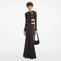 Lace Cut Out Maxi Dress^self-portrait Best Sale
