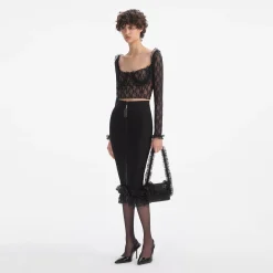 Lace Ruffle Top^self-portrait Flash Sale