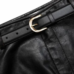 Leather Midi Skirt^self-portrait New