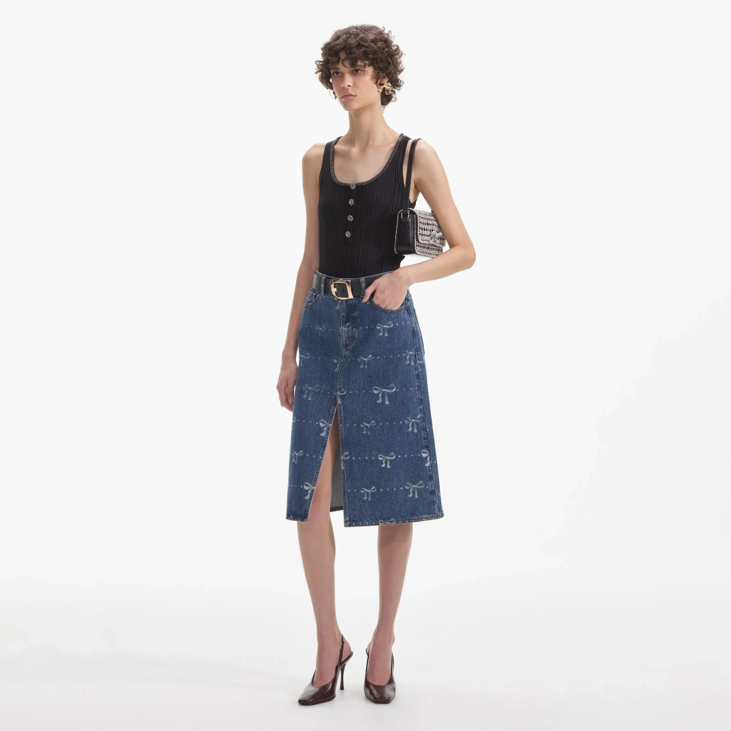 Ribbed Knit Top^self-portrait Fashion