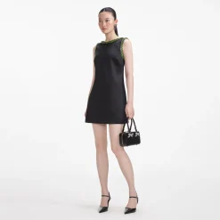 Satin Mini Dress^self-portrait Cheap