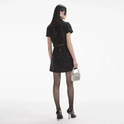 Sequin Boucle Mini Dress^self-portrait Shop