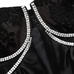 Taffetta Diamante Mini Dress^self-portrait Fashion