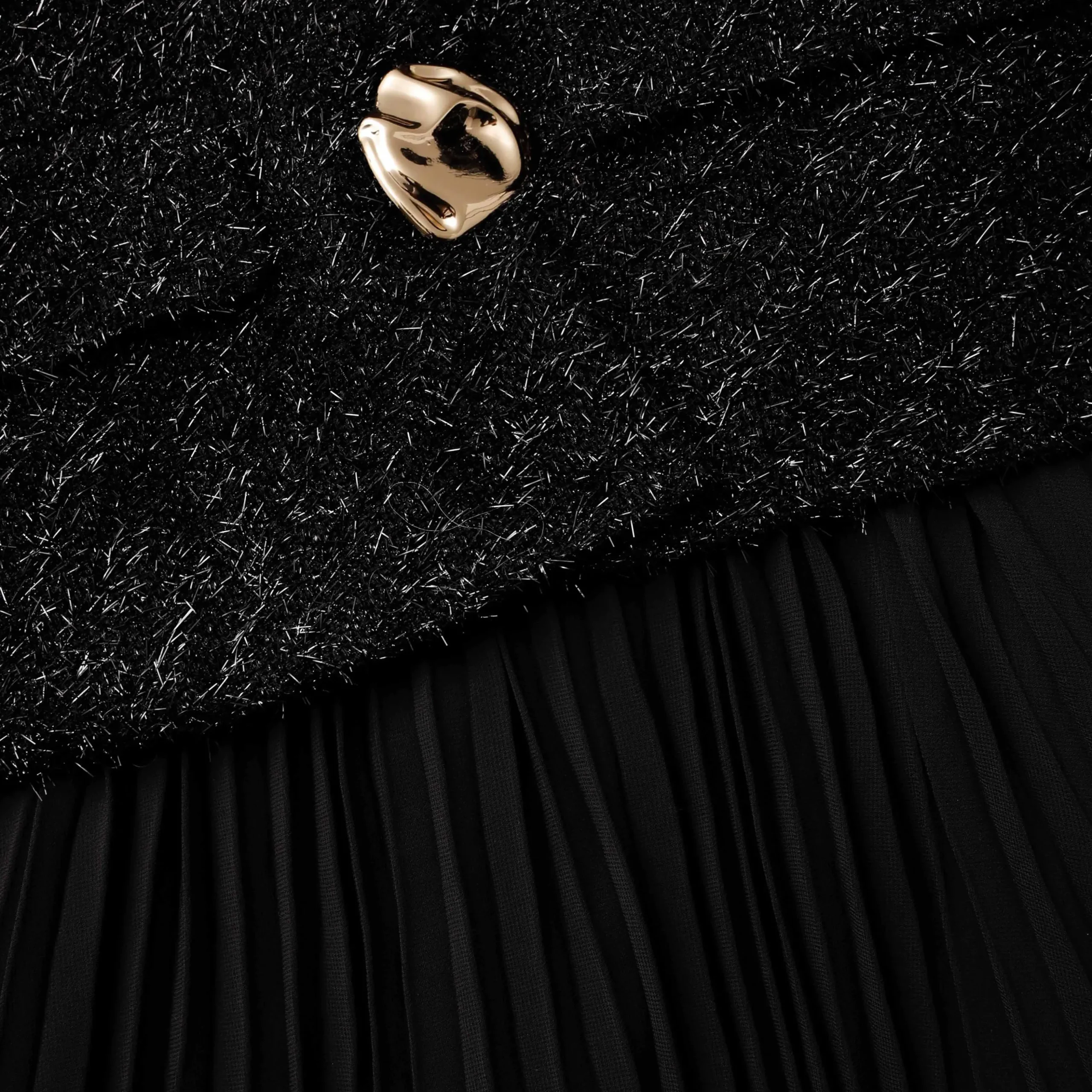 Tinsel Boucle Chiffon Midi Dress^self-portrait Outlet