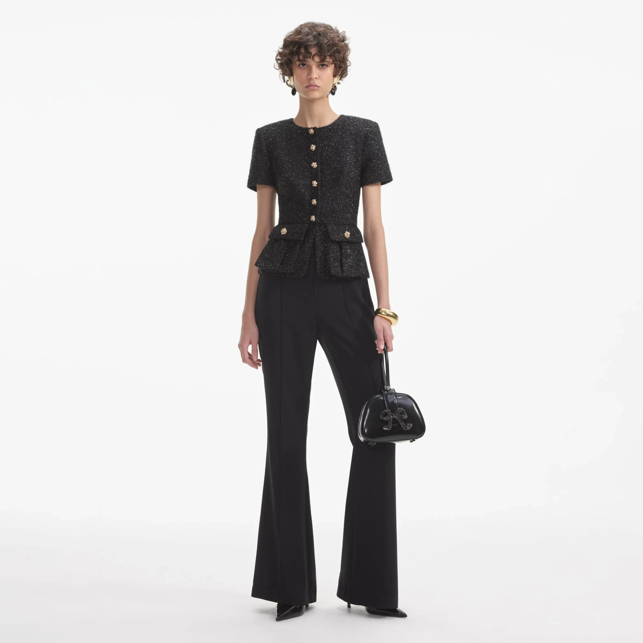 Tinsel Boucle Jumpsuit^self-portrait Sale
