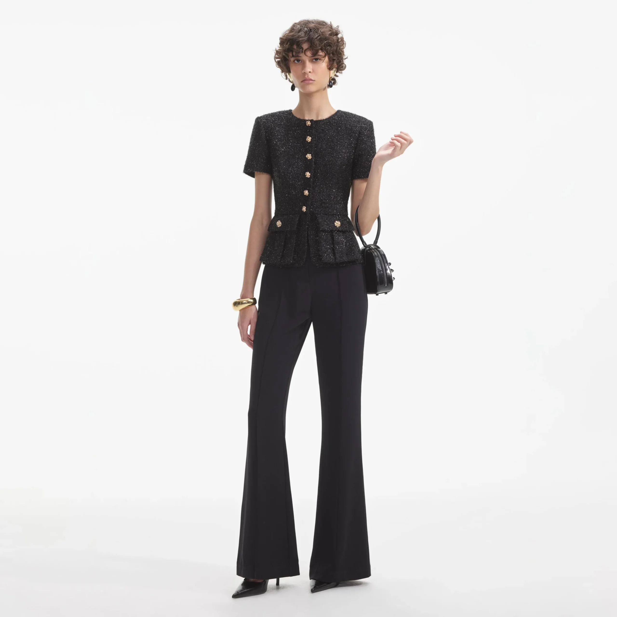 Tinsel Boucle Jumpsuit^self-portrait Sale