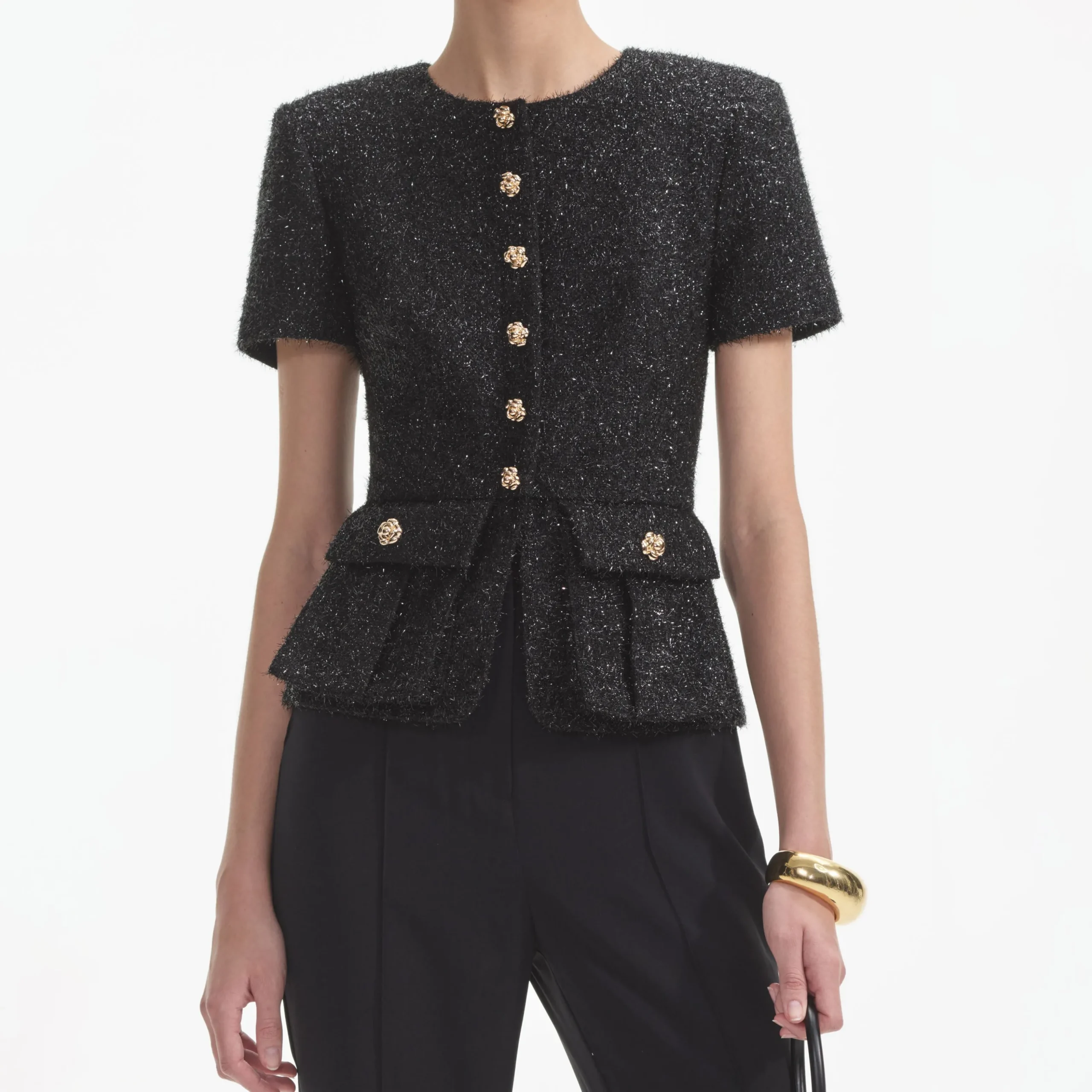 Tinsel Boucle Jumpsuit^self-portrait Sale