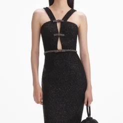 Tinsel Boucle Midi Dress^self-portrait Clearance