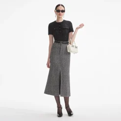 Tinsel Boucle Top^self-portrait New
