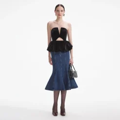 Velvet Bandeau Top^self-portrait Online