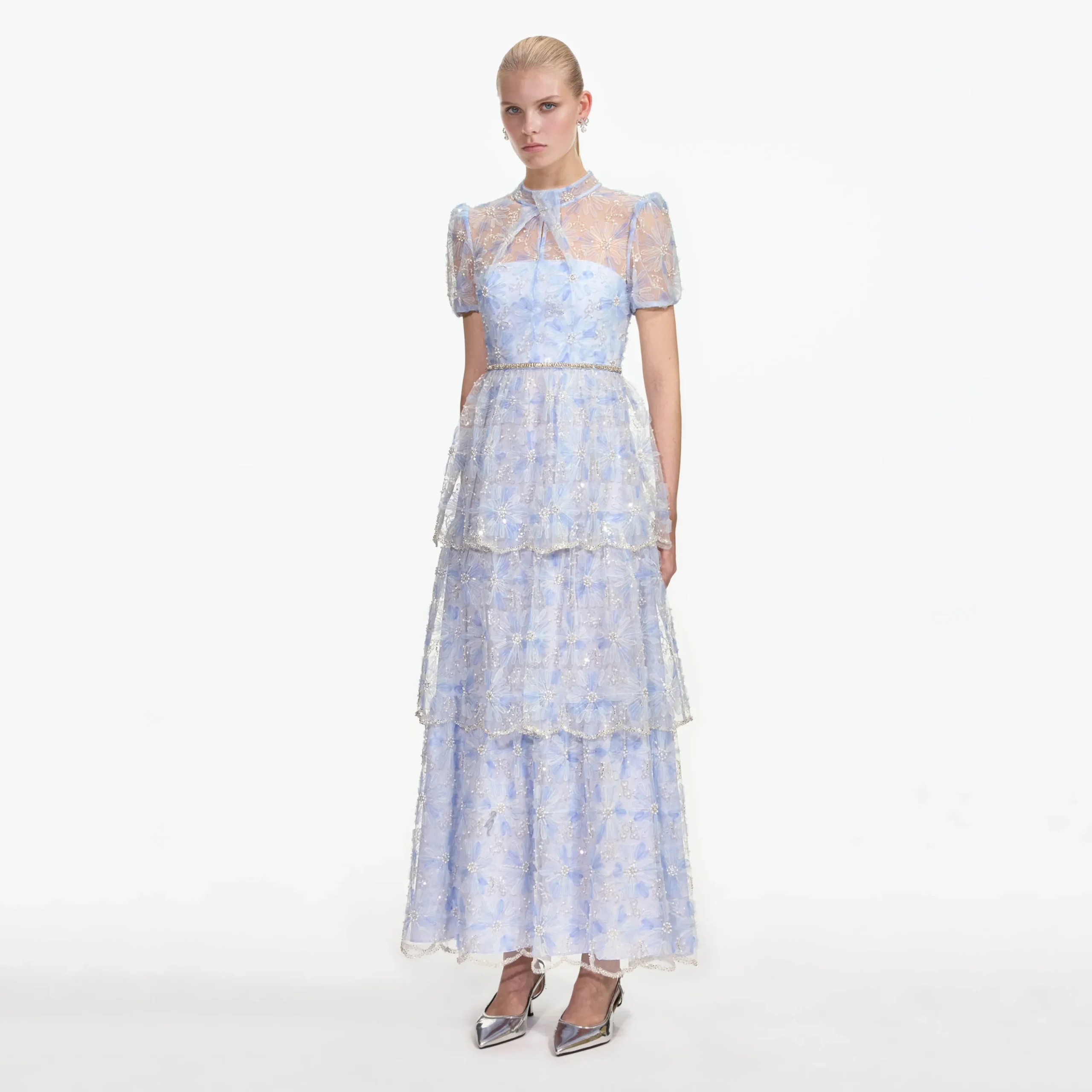 Beaded Sequin Lace Maxi Dress^self-portrait Outlet