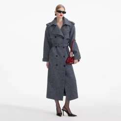 Boucle Trench Coat^self-portrait Cheap