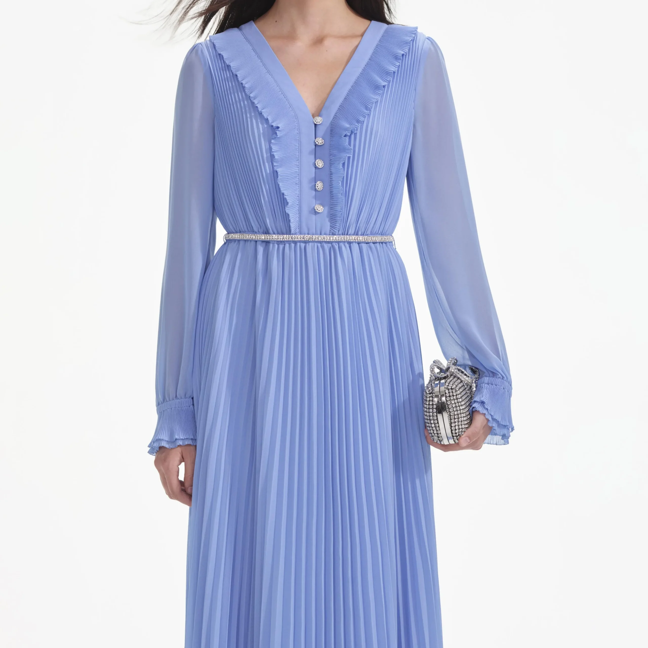 Chiffon Maxi Dress^self-portrait Outlet