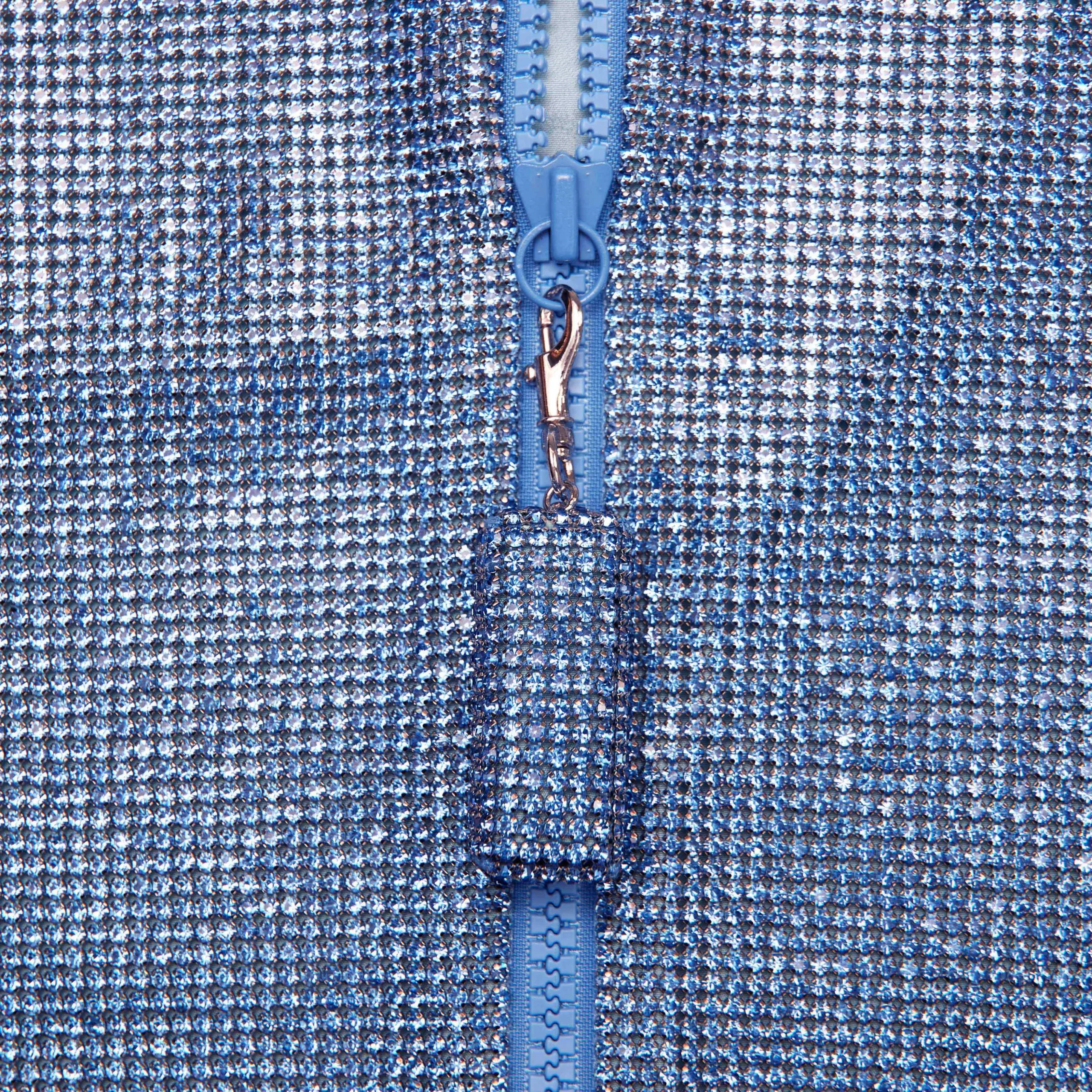 Crystal Chainmail Zip Mini Dress^self-portrait Best