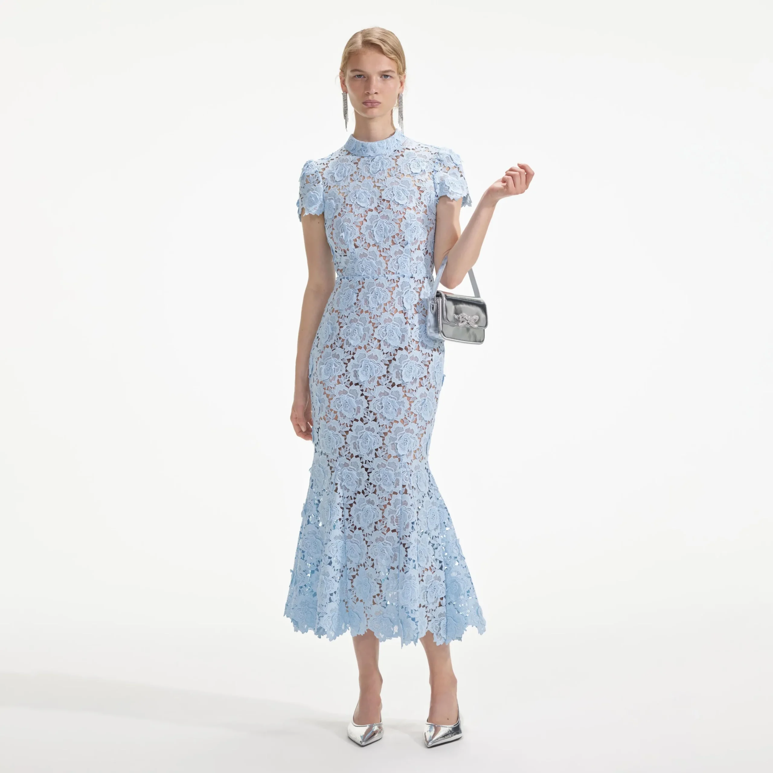 Flower Lace Midi Dress^self-portrait Best