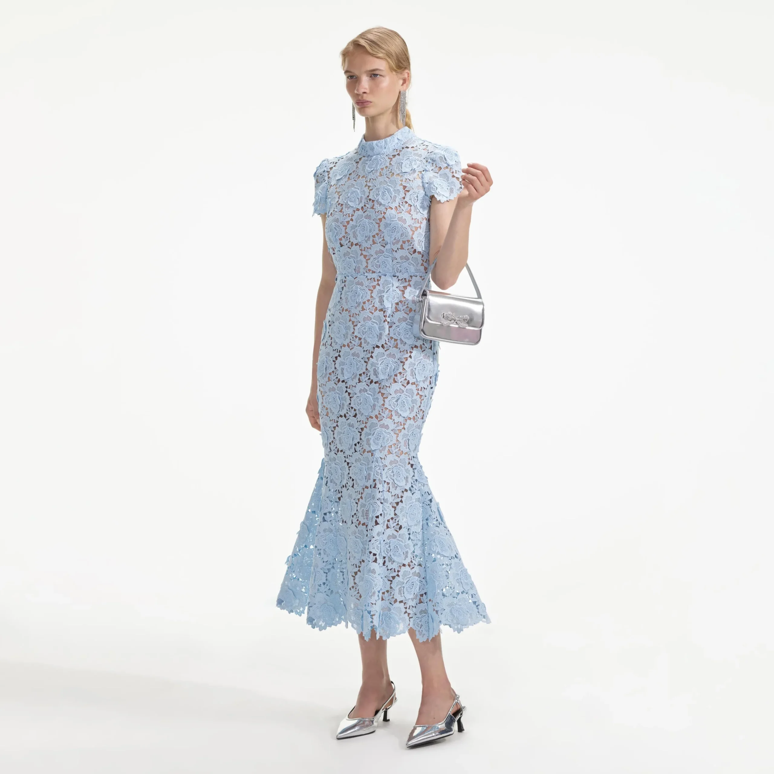 Flower Lace Midi Dress^self-portrait Best