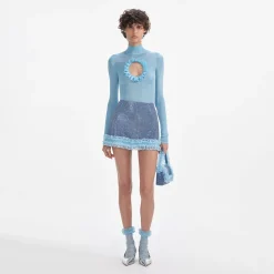 Knit Cut Out Bodysuit^self-portrait Cheap