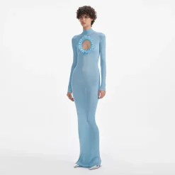Knit Cut Out Maxi Dress^self-portrait Hot