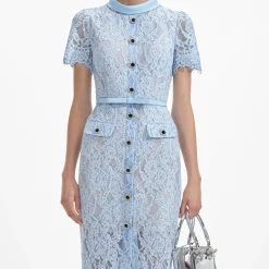 Lace Button Midi Dress^self-portrait Clearance