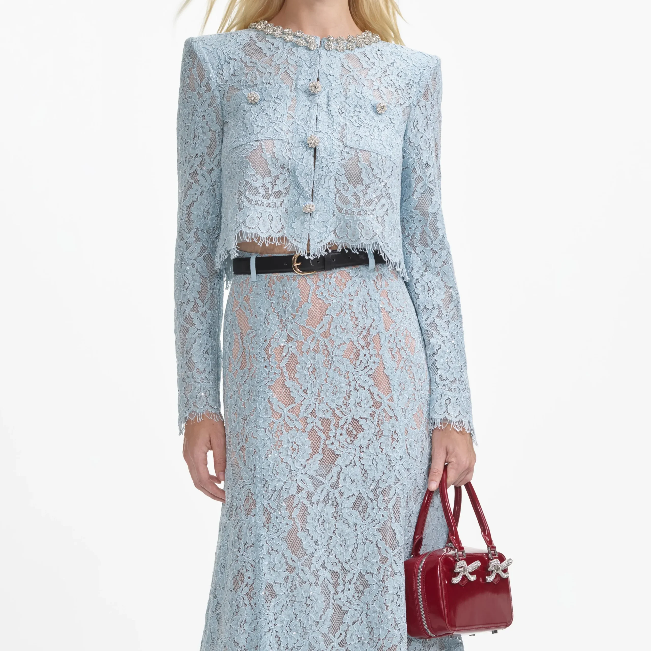 Lace Embellished Top^self-portrait Flash Sale