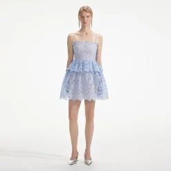 Organza Lace Mini Dress^self-portrait Hot