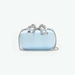 Satin Bow Clutch^self-portrait Discount