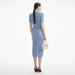 Soft Knit Midi Skirt^self-portrait Cheap