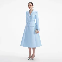 Tailored Taffeta Midi Dress^self-portrait Flash Sale