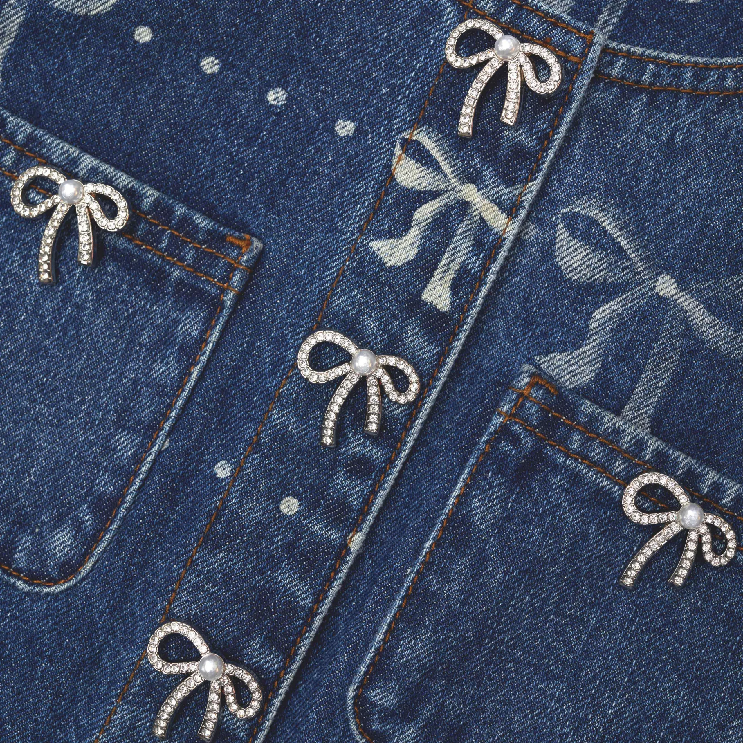 Print Denim Jacket^self-portrait Flash Sale