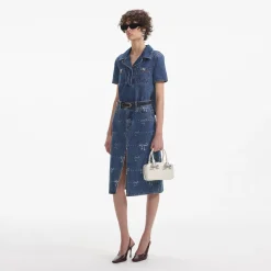 Trim Denim Top^self-portrait Online