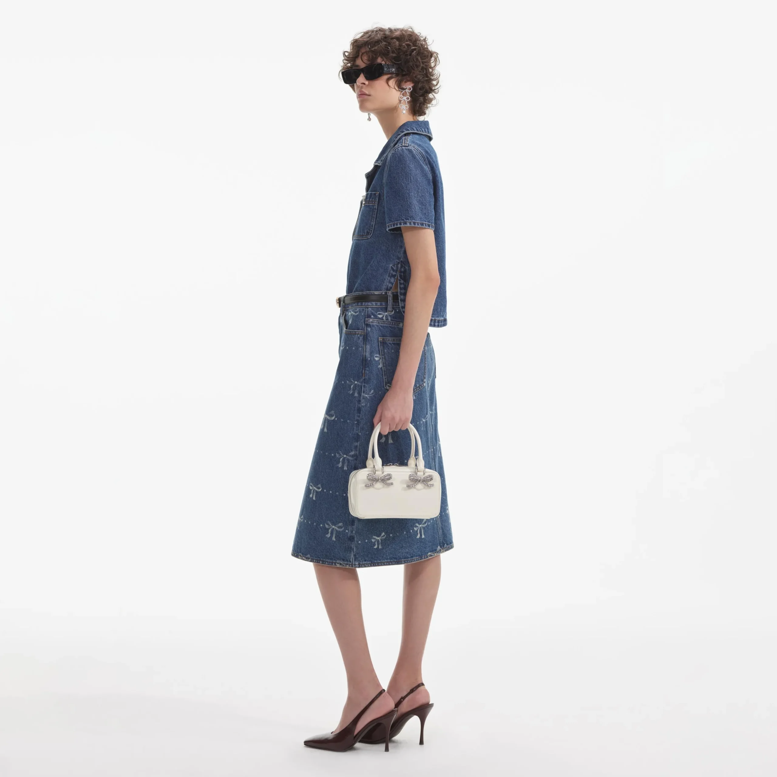 Trim Denim Top^self-portrait Online