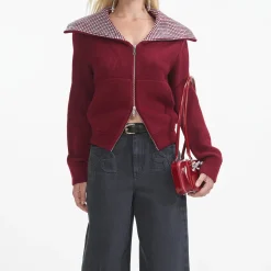 Diamante Collar Knit Jacket^self-portrait Outlet