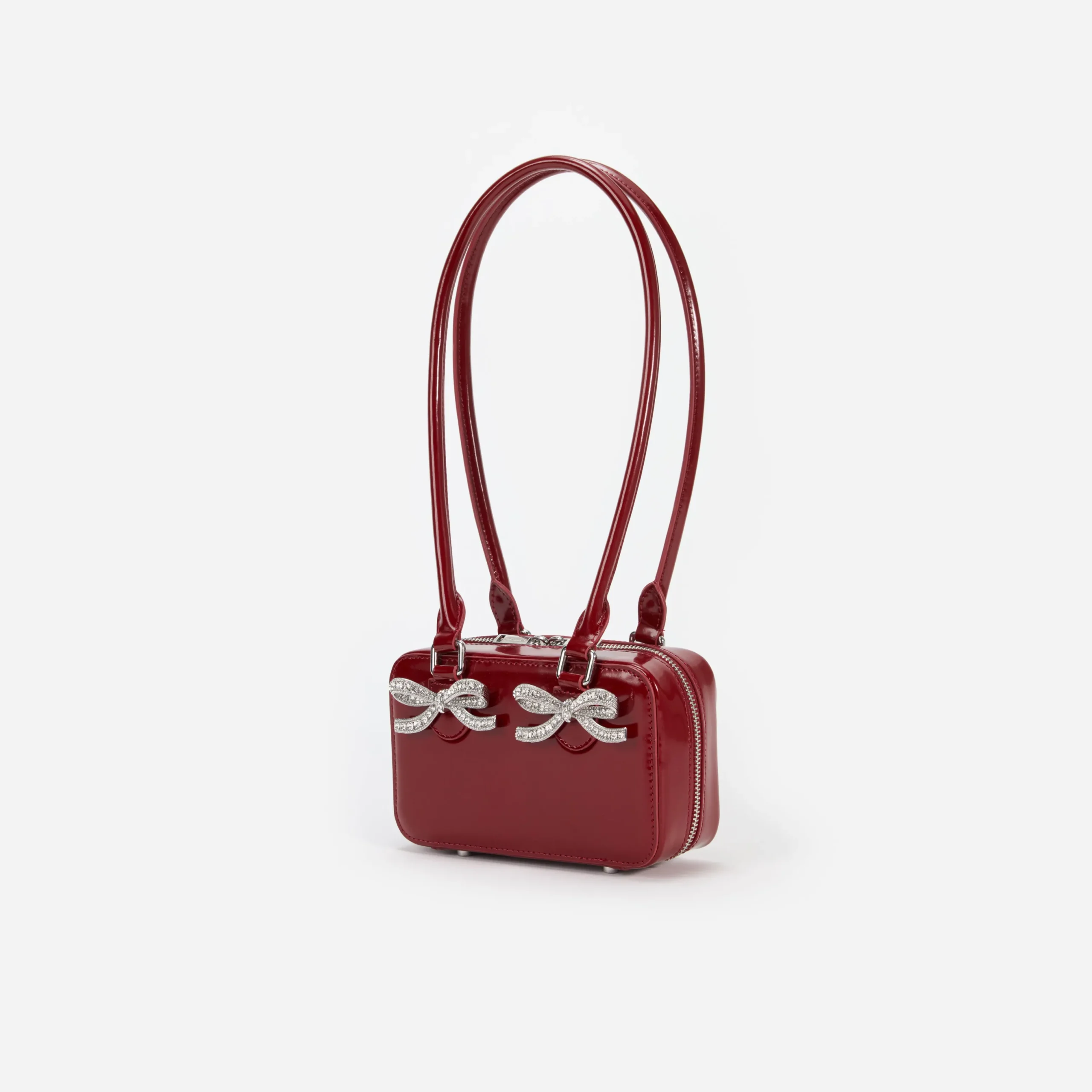 Leather Shoulder Bag^self-portrait Fashion