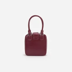Leather Square Mini Tote Bag^self-portrait Store