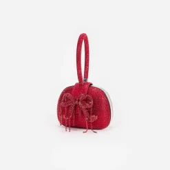 Rhinestone Top Handle Clutch Bag^self-portrait Shop