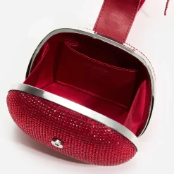 Rhinestone Top Handle Clutch Bag^self-portrait Shop