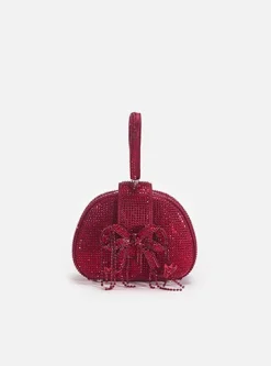 Rhinestone Top Handle Micro Bag^self-portrait Outlet