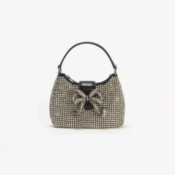Diamante Crescent Bow Bag^self-portrait Online