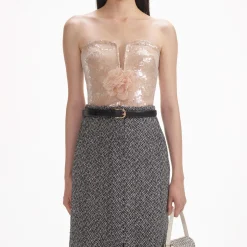 Sequin Top^self-portrait Discount